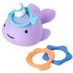 Игровой набор для ванной Skip Hop "Кольцеброс Нарвал"