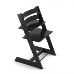 Стульчик Stokke Tripp Trapp Oak Black, черный