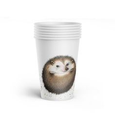 бумажная посуда Priority «Наглая рыжая морда» Еж