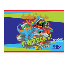 альбом А4 20л Priority Hot Wheels