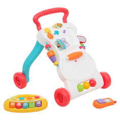 Центр развивающий Развитика Интерактивная каталка-ходунки, белый