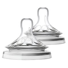 Соска Philips Avent Natural SCF045/27 переменный поток, силикон, с 3 мес