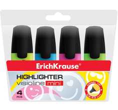 Текстмаркер ErichKrause Visioline Mini 4 шт.
