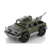 Машинка Полесье Защитник военный с 2-мя пулеметами