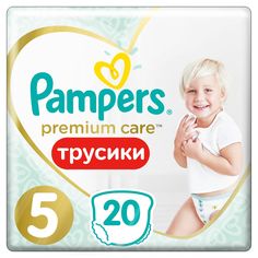 Трусики-подгузники Pampers Premium Care Pants, р. 5, 12-17 кг, 20 шт