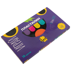 Пластилин классический Лео Играй, (18 цв/360 г)