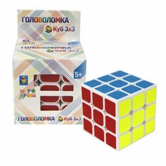 Головоломка 1Toy Куб 3х3 (5,5 см)
