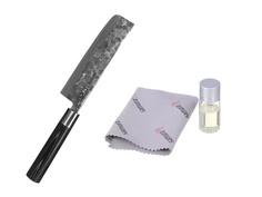 Нож Samura SBL-0043C/K - длина лезвия 168mm + гвоздичное масло + салфетка