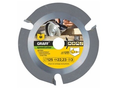Диск Graff Speedcutter125 Пильный по дереву для УШМ