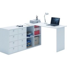 Стол угловой Мастер Прайм-71 белый СТЛ-Прайм-71-БТ