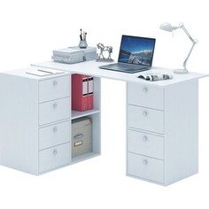 Стол угловой Мастер Прайм-76 белый СТЛ-Прайм-76-БТ