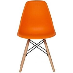 Стул TetChair Secret De Maison Cindy (Eames) (mod. 001) дерево береза/металл/сиденье пластик оранжевый (orange)