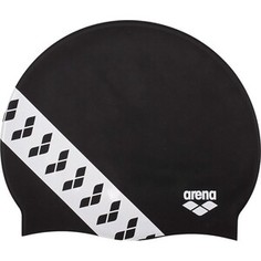 Шапочка для плавания Arena Team Stripe Cap арт. 001463501, черный, силикон