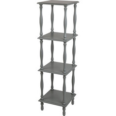 Мебелик Этажерка П 8 серый