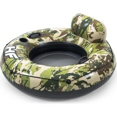 Надувной круг-кресло Bestway 135см Camo Cruiser с ручками, до 90кг