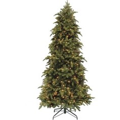Елка искусственная Triumph Tree Нормандия стройная 185 см 184 лампы темно-зеленая