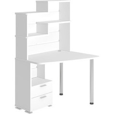 Стол компьютерный МЭРДЭС СК-24 БЕ-ПРАВ белый Merdes