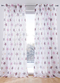 Гардина со звёздами (1 шт.) Bonprix