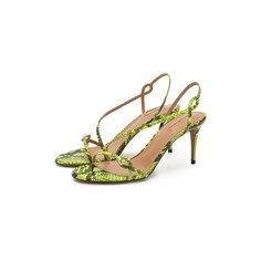 Кожаные босоножки Serpentine 75 Aquazzura