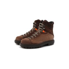 Замшевые ботинки Santoni