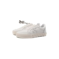 Кожаные кеды Vulcanized Off-White