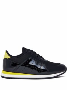Giuseppe Zanotti кроссовки с контрастной отделкой