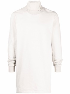 Rick Owens толстовка из органического хлопка с высоким воротником