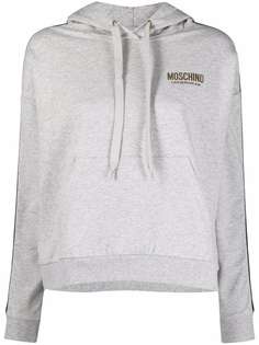 Moschino худи на молнии с логотипом