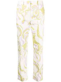 Emilio Pucci прямые брюки с принтом Farfalle