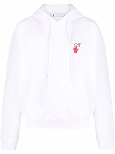 Off-White худи с логотипом