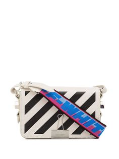 Off-White мини-сумка с откидным клапаном