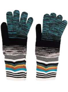 Missoni полосатые перчатки