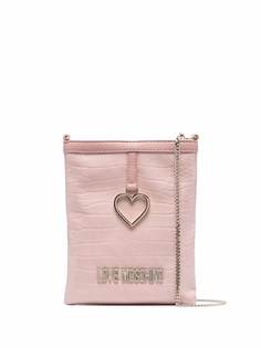 Love Moschino сумка через плечо с тиснением под крокодила