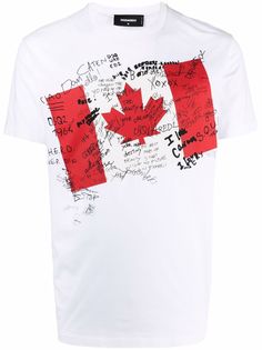 Dsquared2 футболка с графичным принтом