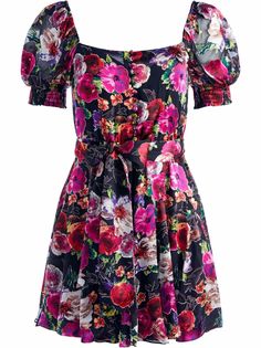 Alice+Olivia расклешенное платье Mina