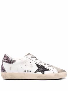 Golden Goose кеды Superstar с блестками