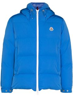 Moncler пуховик Idil с контрастной отделкой
