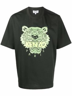 Kenzo футболка с логотипом Tiger