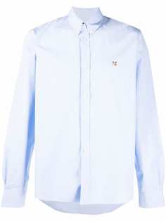 Maison Kitsuné рубашка с вышивкой