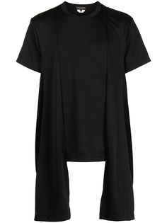 Comme Des Garçons Homme Plus футболка с драпировкой