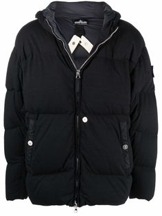 Stone Island Shadow Project hooded down-padded coat