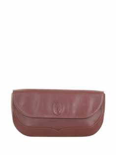 Cartier клатч Must de Cartier с тисненым логотипом