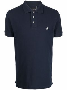 Moose Knuckles logo-embroidered polo shirt