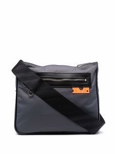 Off-White logo-patch crossbody bag