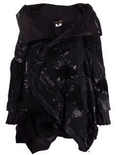 Comme Des Garçons пальто асимметричного кроя с капюшоном