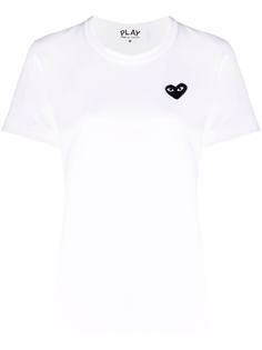 Comme Des Garçons Play футболка с вышивкой