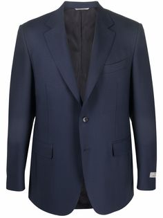 Canali шерстяной однобортный пиджак