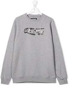 Les Hommes logo print cotton sweatshirt