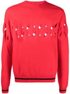 Stefan Cooke cut-out detail sweatshirt