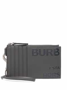 Burberry Horseferry logo-print zipped lanyard cardholder